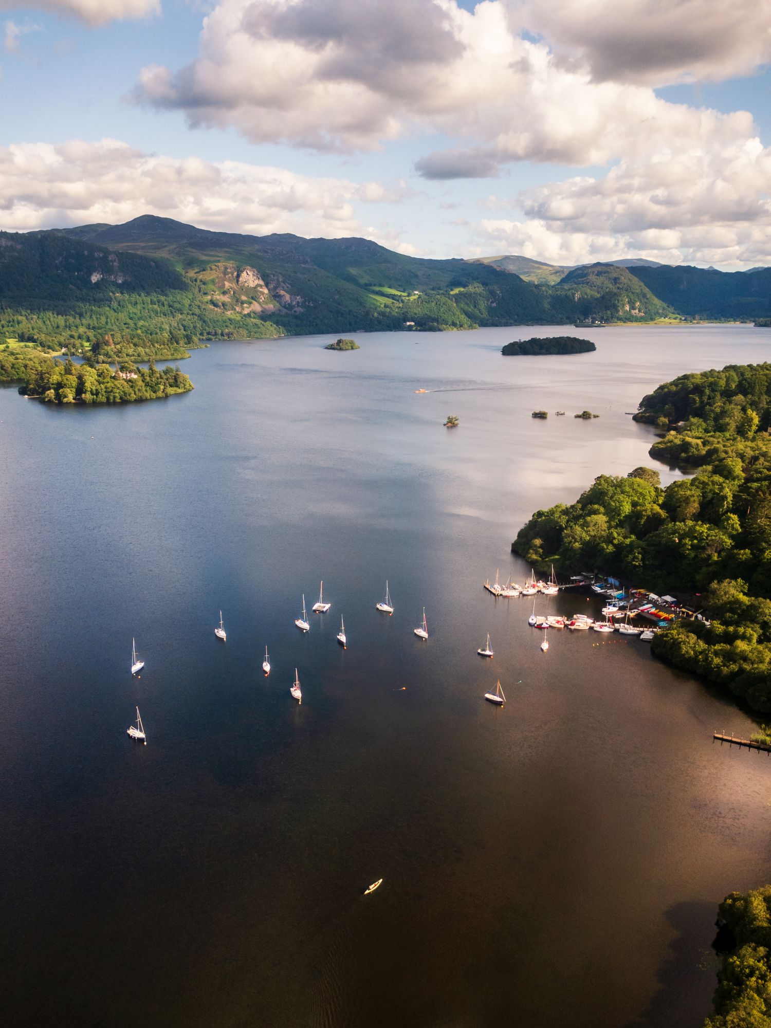 Derwent Water Drone View